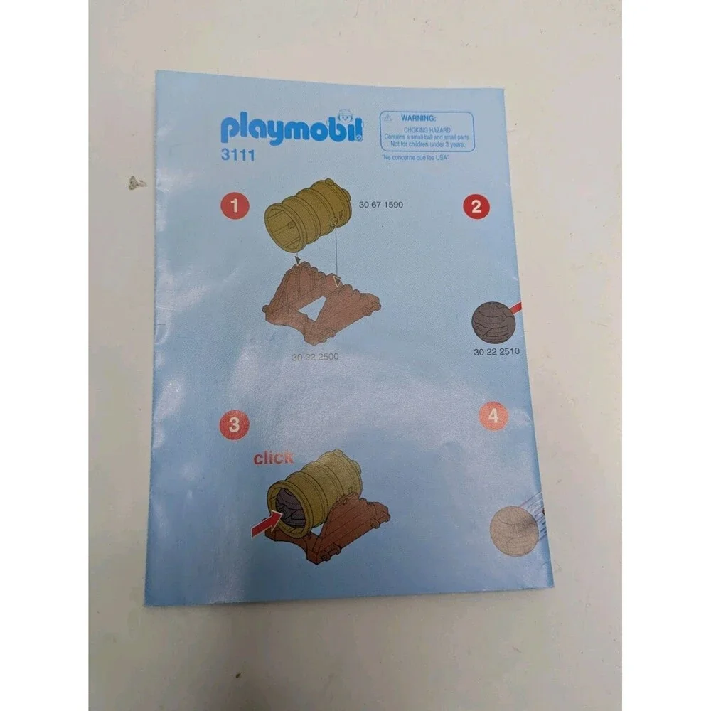 Playmobil Booklets Pamphlets Instructions Lot 3120 3938 3940 3909 3965 3080
